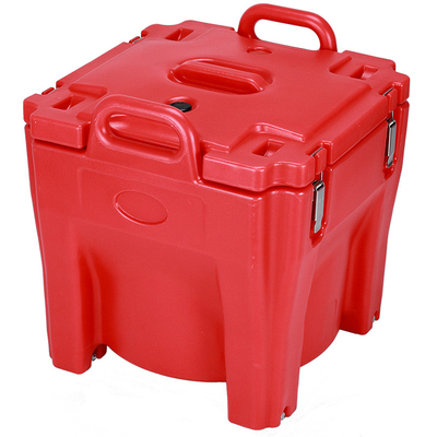 30L a isolé le transporteur de soupe le plastique de catégorie que comestible maintiennent chaud avec le réservoir rond d'acier inoxydable