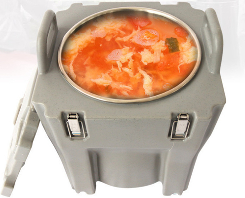 L'acier inoxydable LLDPE 50L a isolé le conteneur de soupe