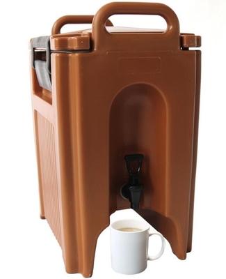 Transporteur en plastique de boisson isolé 10 par gallons pour la boisson froide chaude