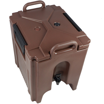 Transporteur en plastique de boisson isolé 10 par gallons pour la boisson froide chaude