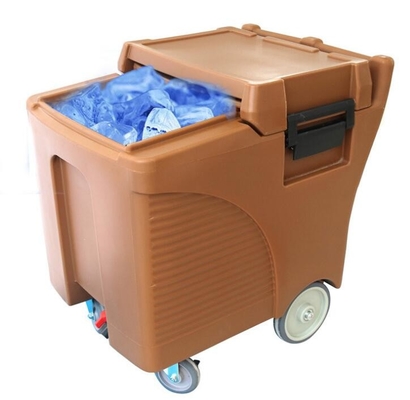 Caddies portatifs de glace de 125 litres avec l'utilisation de restaurant d'hôtel de roues