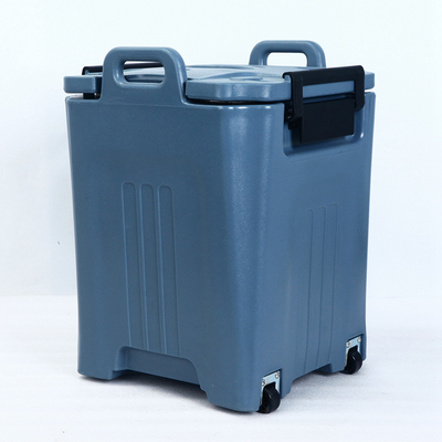 Conteneurs de transport carrés isolés de soupe 45L avec des roues