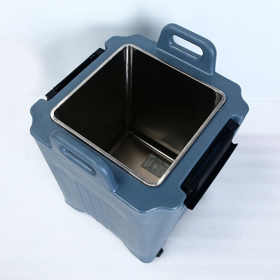 Conteneurs de transport carrés isolés de soupe 45L avec des roues