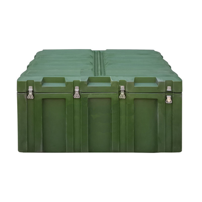 Roto imperméable a moulé la boîte de rangement, caisse d'arme à feu en plastique militaire de LLDPE