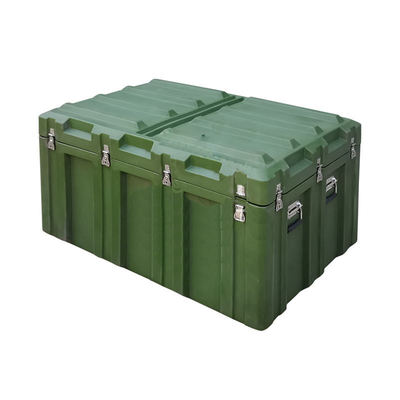 Roto imperméable a moulé la boîte de rangement, caisse d'arme à feu en plastique militaire de LLDPE