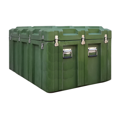 Roto imperméable a moulé la boîte de rangement, caisse d'arme à feu en plastique militaire de LLDPE