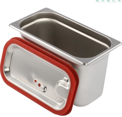 Nourriture Pan With Lid, casserole d'acier inoxydable de cuisine de buffet d'acier inoxydable