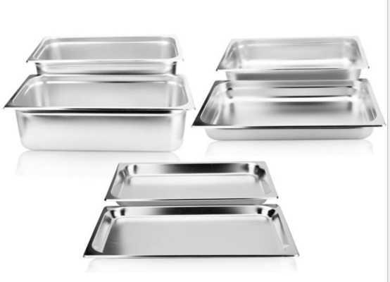 Toute la casserole de nourriture d'acier inoxydable d'anti-brouillage de taille, casseroles de Tableau de vapeur d'acier inoxydable avec des couvercles