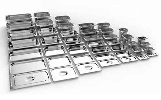Toute la casserole de nourriture d'acier inoxydable d'anti-brouillage de taille, casseroles de Tableau de vapeur d'acier inoxydable avec des couvercles