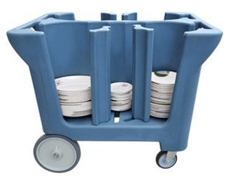 Poignées de Cart With Divider de chariot mobile de plat de NSF doubles