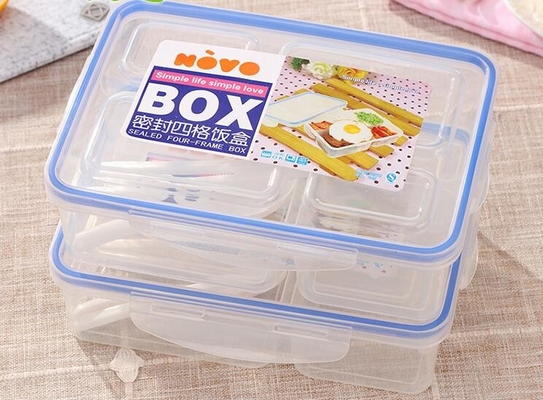 Diviseur mignon portatif de déjeuner de la catégorie comestible pp de poids léger de plastique réutilisable de conteneurs