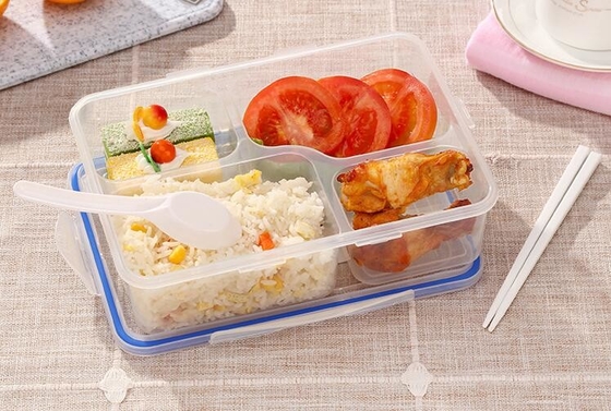 Diviseur mignon portatif de déjeuner de la catégorie comestible pp de poids léger de plastique réutilisable de conteneurs