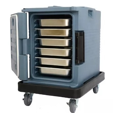 L'unité centrale de PE a isolé la boîte thermique 90L de Pan Carrier Plastic Food Warmer de nourriture
