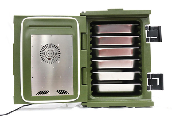 Les conteneurs de nourriture isolés militaires électriques, 90L ont chauffé la nourriture Pan Carrier