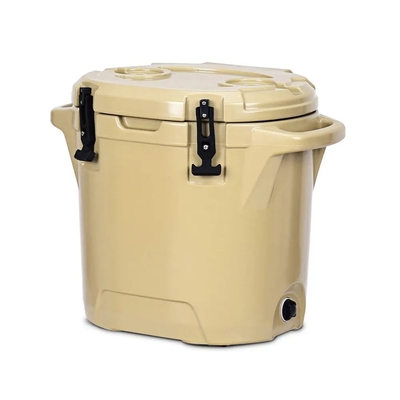 refroidisseur de glace de 25L Rotomolded, boîte plus fraîche ronde campante extérieure