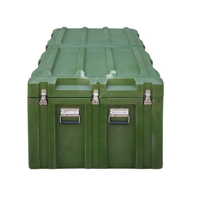 Roto imperméable a moulé la boîte de rangement, caisse d'arme à feu en plastique militaire de LLDPE