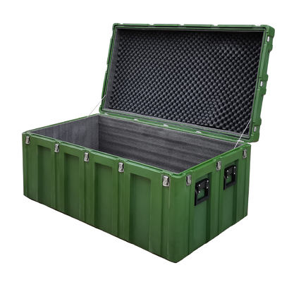 Boîte à outils de Rotomolded de norme militaire, cas durs en surplus militaires antipoussière