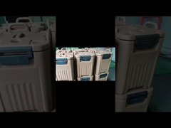 Conteneurs carrés isolés de transport de soupe 45L avec roues