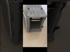 Porte-plateau isolé à chargement frontal à 6 couches 90L